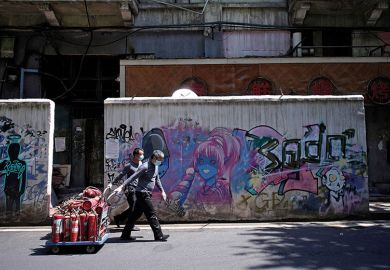 Cart of fire extinguishers