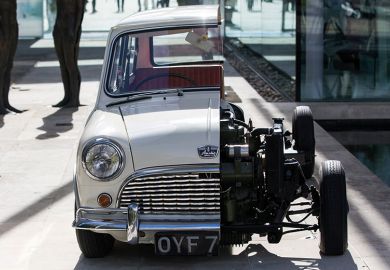 Cross section of Mini car