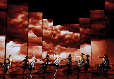 Ballet with storm clouds Ballet with storm clouds