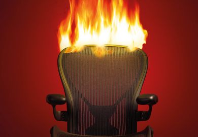 Desk chair on fire – cover image 14 April 2022