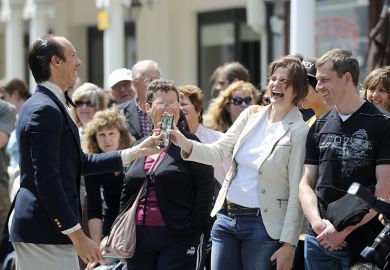 Woman laughing Woman laughing