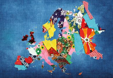 Patchwork map of Europe Patchwork map of Europe