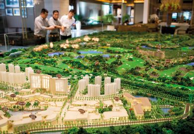 A scale model of a development in Hainan Province, China A scale model of a development in Hainan Province, China to illustrate Russian research institute’s China campus sends ‘strong message’
