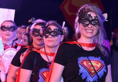The Salzkammergut is one of the strongholds of carnival - there is still a good party here (Gmunden district, Upper Austria, Austria)
