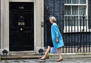 Theresa May entering 10 Downing Street, London Theresa May entering 10 Downing Street, London