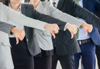 Thumbs down