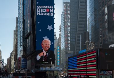 Times Square tribute to president-elect Joe Biden Times Square tribute to president-elect Joe Biden