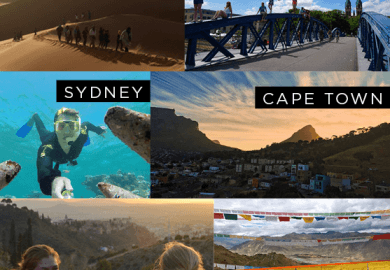 Scenic locations to study abroad