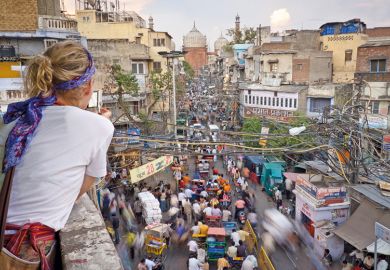 Tourist in India