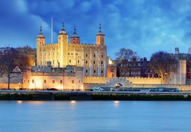 Tower of London at night, UK