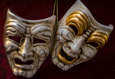 Tragedy and comedy masks