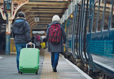 Train commuters