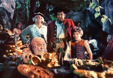 Treasure Island film still, 1950