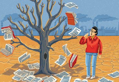 Book tree illustration