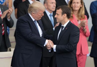 Trump and Macron