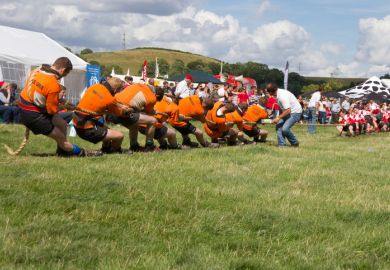 True grit tug of war team
