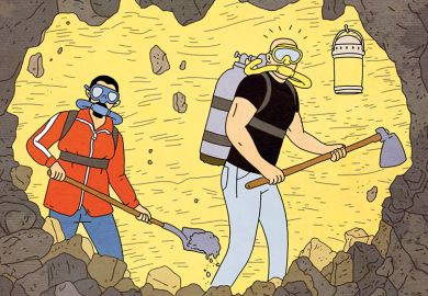 Digging a tunnel, by Rutu Modan