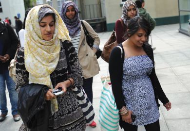 Two female students Two female students