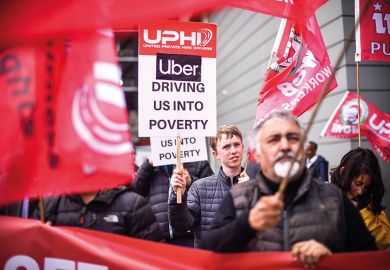 Uber protest Uber protest