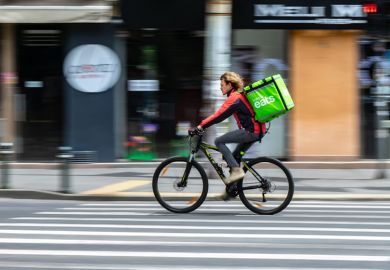 Uber Eats food delivery gig economy