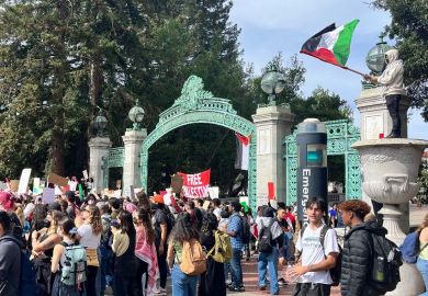 Protest at UC Berkeley Protest at UC Berkeley