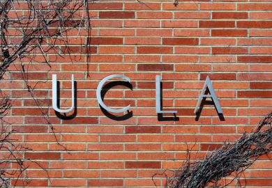 UCLA sign UCLA sign