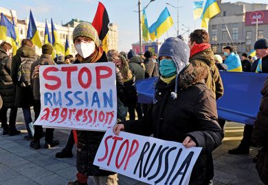 Protesters in Ukraine
