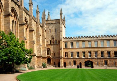 University of Oxford courtyard University of Oxford courtyard