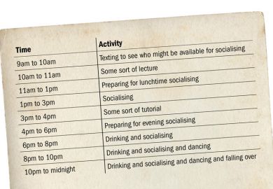 University of York timetable, The Poppletonian (4 August 2016) University of York timetable, The Poppletonian (4 August 2016)