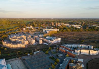 The University of Essex's Colchester campus 