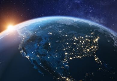 The US seen from space The US seen from space