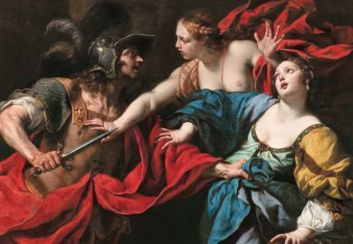 Venus Preventing her Son Aeneas from Killing Helen of Troy, by Luca Ferrari Venus Preventing her Son Aeneas from Killing Helen of Troy, by Luca Ferrari