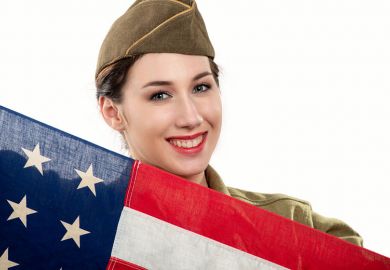 US woman in army uniform
