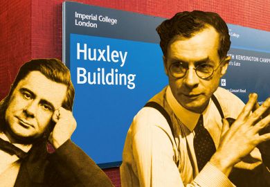Imperial collage behind with two men looking fed up infront to illustrate Exposing those who missed today’s moral grade is no longer of interest to me
