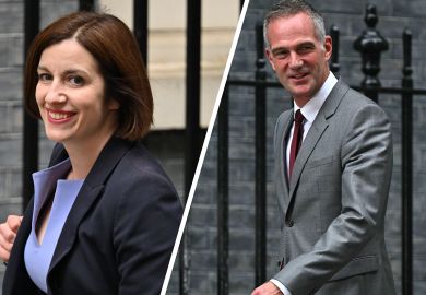 Bridget Phillipson and Peter Kyle both arriving in Downing Street in London on July 5, 2024