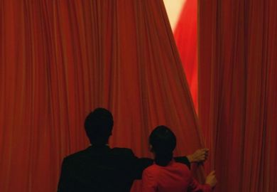 Chinese attendants close the curtains during the closing ceremony of the National People's Congress to illustrate China takes ‘drastic’ action to punish research plagiarism