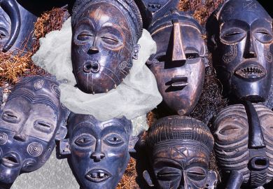 South Africa, Cape Town, African masks  South Africa, Cape Town, African masks to illustrate Collections and objections