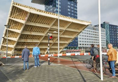Drawbridge on a canal in Rotterdam Drawbridge on a canal in Rotterdam to illustrate Netherlands’ student growth puts pressure on housing