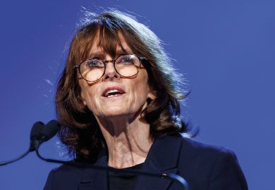 Portrait of Cathy Foley, Australia's chief scientist as described in the article