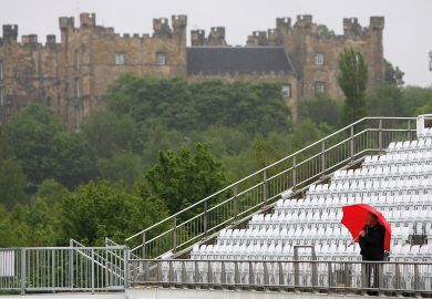 Empty seats at a Test Match at The Riverside in Chester-le-Street, England Empty seats at a Test Match at The Riverside in Chester-le-Street, England to illustrate ‘Local’ students just one in 10 at some elite universities