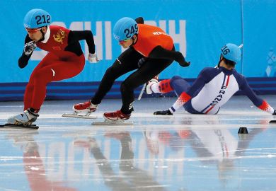 France's Sebastien Lepape falls as he competes in the Men's Short Track France's Sebastien Lepape falls as he competes in the Men's Short Track to illustrate France‘s ‘unequal’ research system faces fresh scrutiny