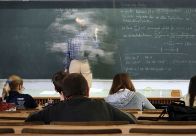 Person being rubbed out on a blackboard to illustrated If abusive lawyers can be banned from practising, why not academics?