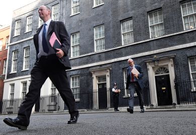 Chief Medical Officer for England, Chris Witty and Chief Scientific Adviser Sir Patrick Vallance walk outside Downing Street in London, Britain Chief Medical Officer for England, Chris Witty and Chief Scientific Adviser Sir Patrick Vallance walk outside Downing Street in London, Britain to illustrate As former science minister, I see Patrick Vallance as  an inspired appointment