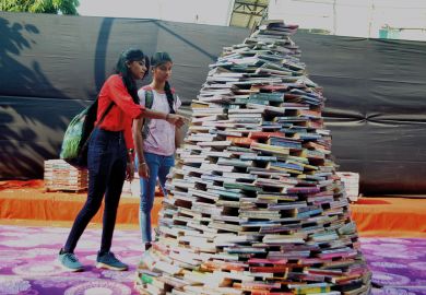 Pundalik Pai's Friends Library organises an exhibition of books in Mumbai, India to illustrate India journal subscription deal comes up against open access goal