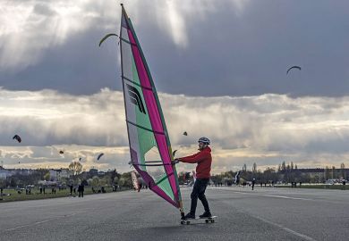 Land windsurfer practices in Tempelhofer Feld Land windsurfer practices in Tempelhofer Feld to illustrate Constitutional case ‘puts brakes on more anti-precarity laws’