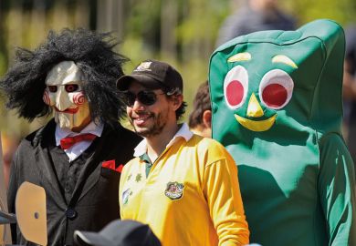 Fans in fancy dress at Rugby Sevens event in Adelaide Fans in fancy dress at Rugby Sevens at Adelaide Oval to illustrate Visa fraud fears for Australian sector