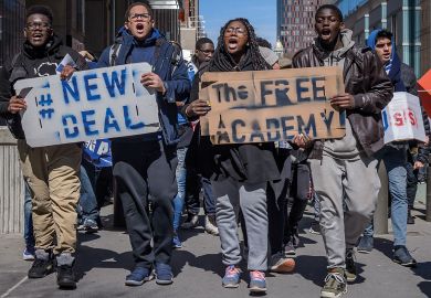 New York (CUNY), students, faculty, staff, community partners, concerned New Yorkers, and elected officials held a rally to illustrate Public increasingly supportive of taxpayer-funded degrees