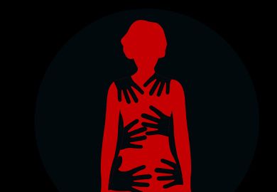 Illustration of a silhouette body covered with hands  Illustration of a silhouette body covered with hands to illustrate Publishing my story of sexual misconduct has been liberating