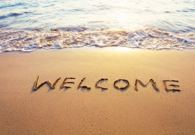 Welcome on beach