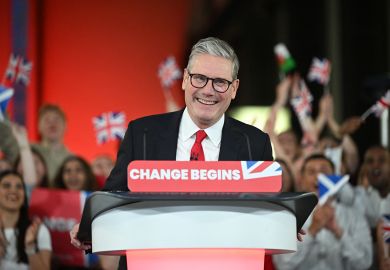 Britain's Labour Party leader Keir Starmer in London on July 5, 2024 as the article describes